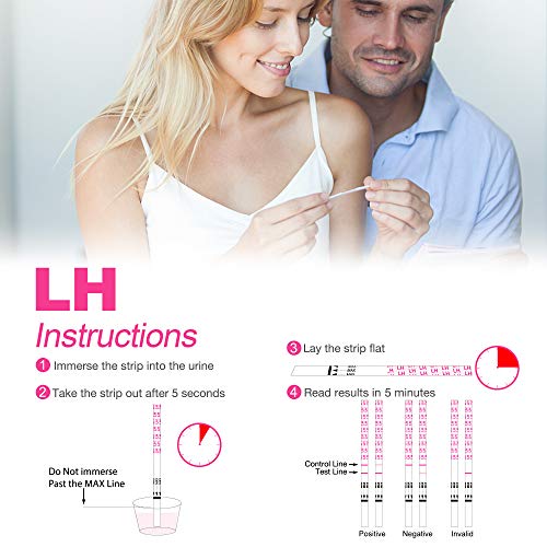 MomMed Test Ovulacion y Test Embarazo (HCG25-LH80), Incluye 25 X Pruebas de Embarazo, 80 X Test de Ovulación, 105 X recipiente de recogida de orina, prueba de fertilidad de alta precisión para mujeres